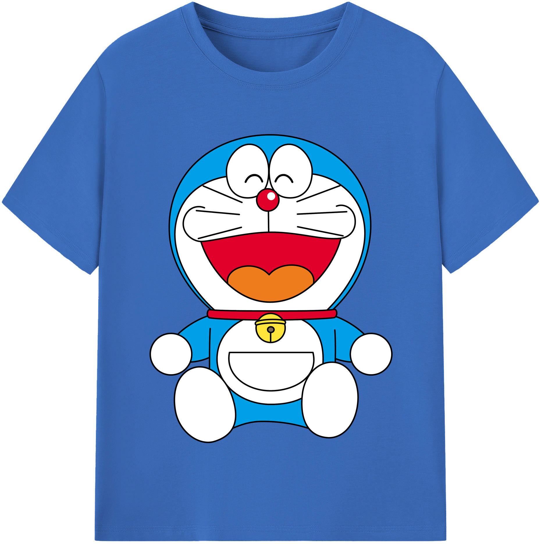 （画像用） ドラえもん Doraemon 綿100％半袖Tシャツ（フロントプリント）