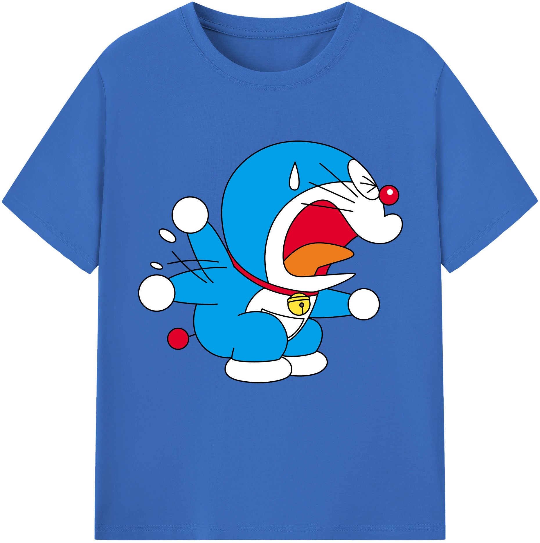 （画像用） ドラえもん Doraemon 綿100％半袖Tシャツ（フロントプリント）