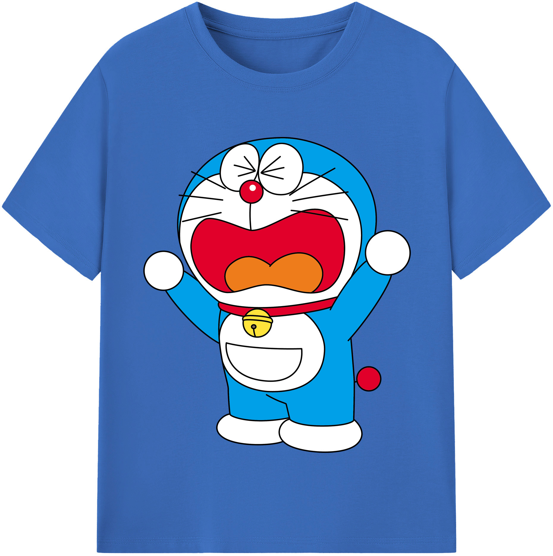 （画像用） ドラえもん Doraemon 綿100％半袖Tシャツ（フロントプリント）