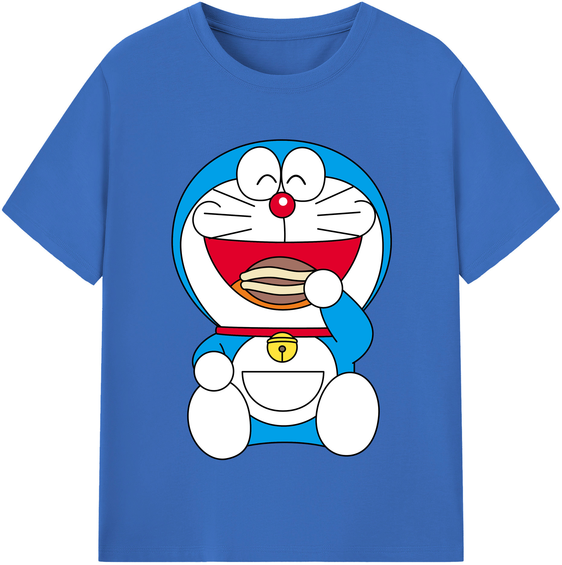 （画像用） ドラえもん Doraemon 綿100％半袖Tシャツ（フロントプリント）