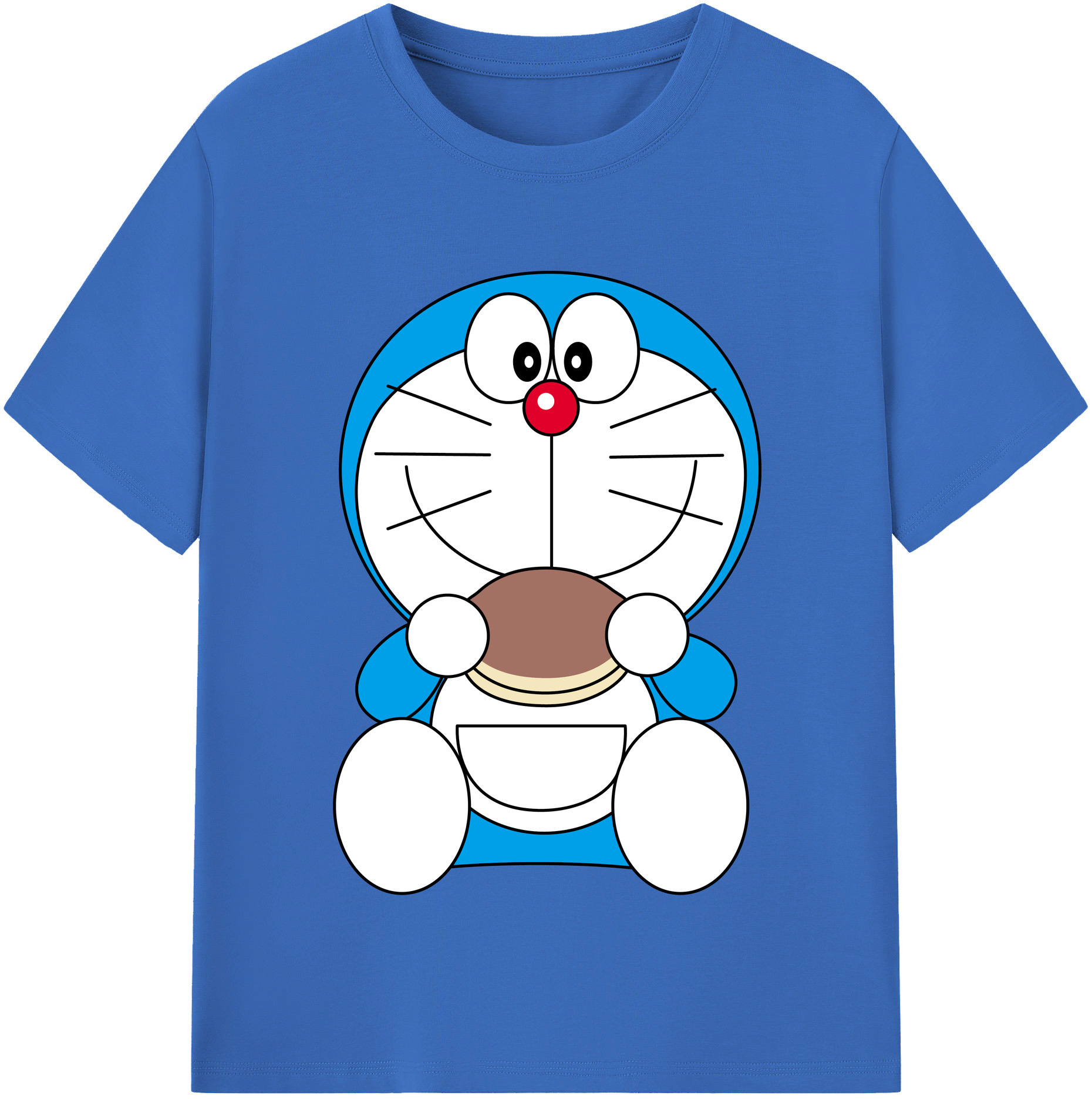 （画像用） ドラえもん Doraemon 綿100％半袖Tシャツ（フロントプリント）