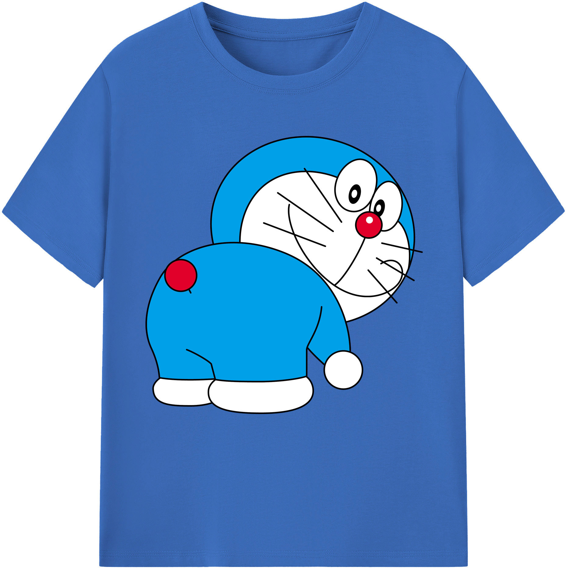 （画像用） ドラえもん Doraemon 綿100％半袖Tシャツ（フロントプリント）
