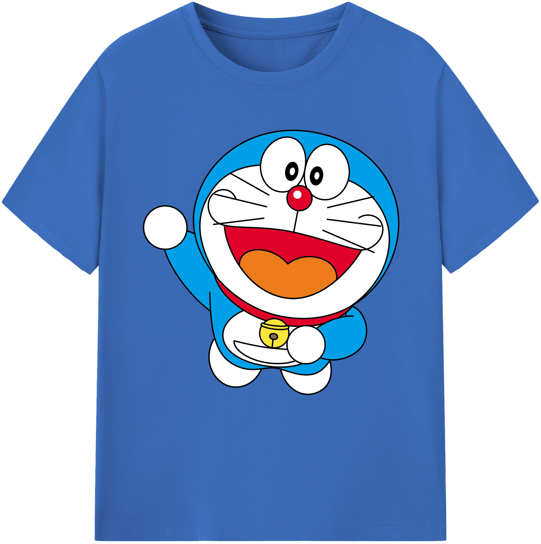 （画像用） ドラえもん Doraemon 綿100％半袖Tシャツ（フロントプリント）