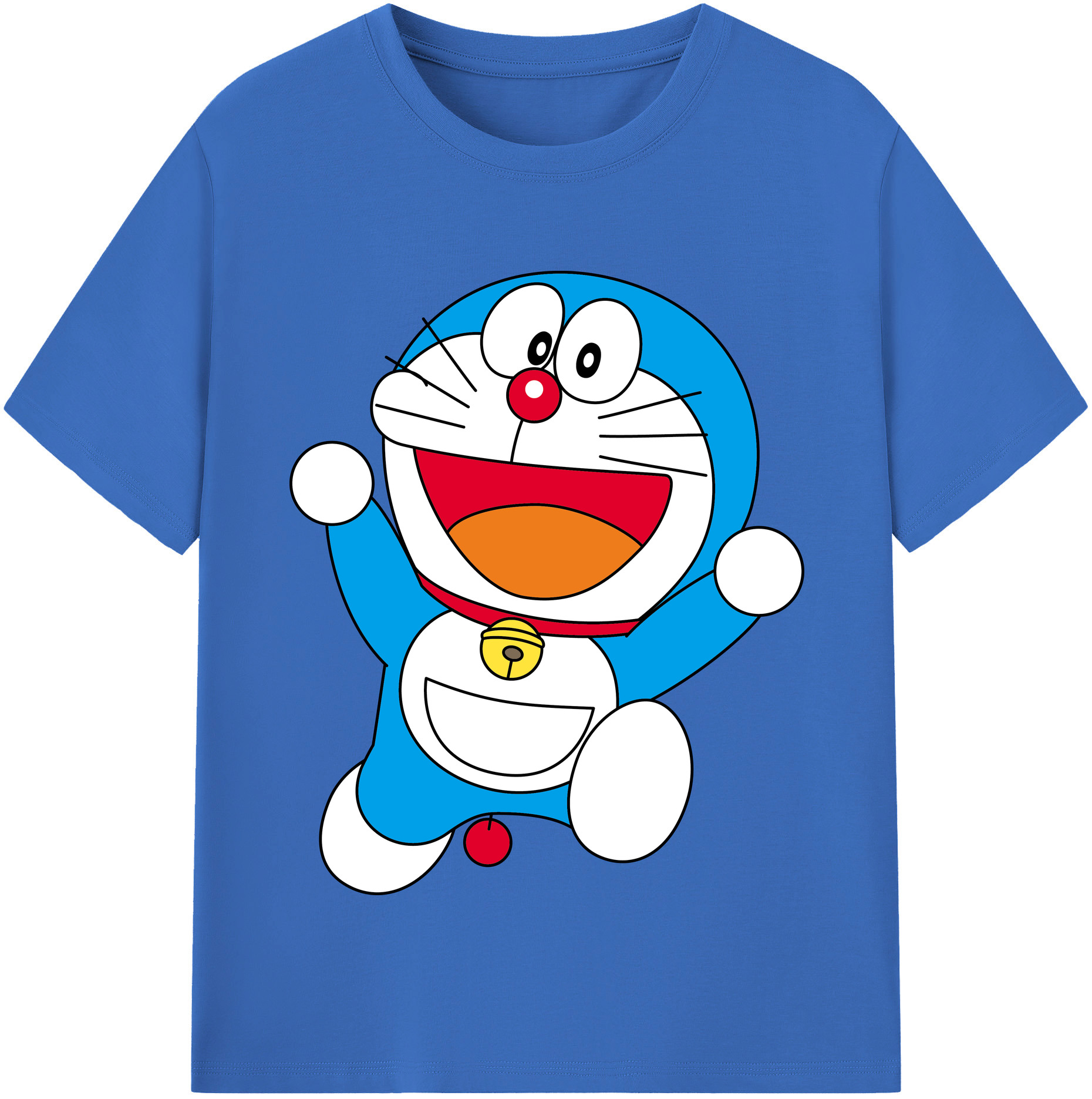 （画像用） ドラえもん Doraemon 綿100％半袖Tシャツ（フロントプリント）