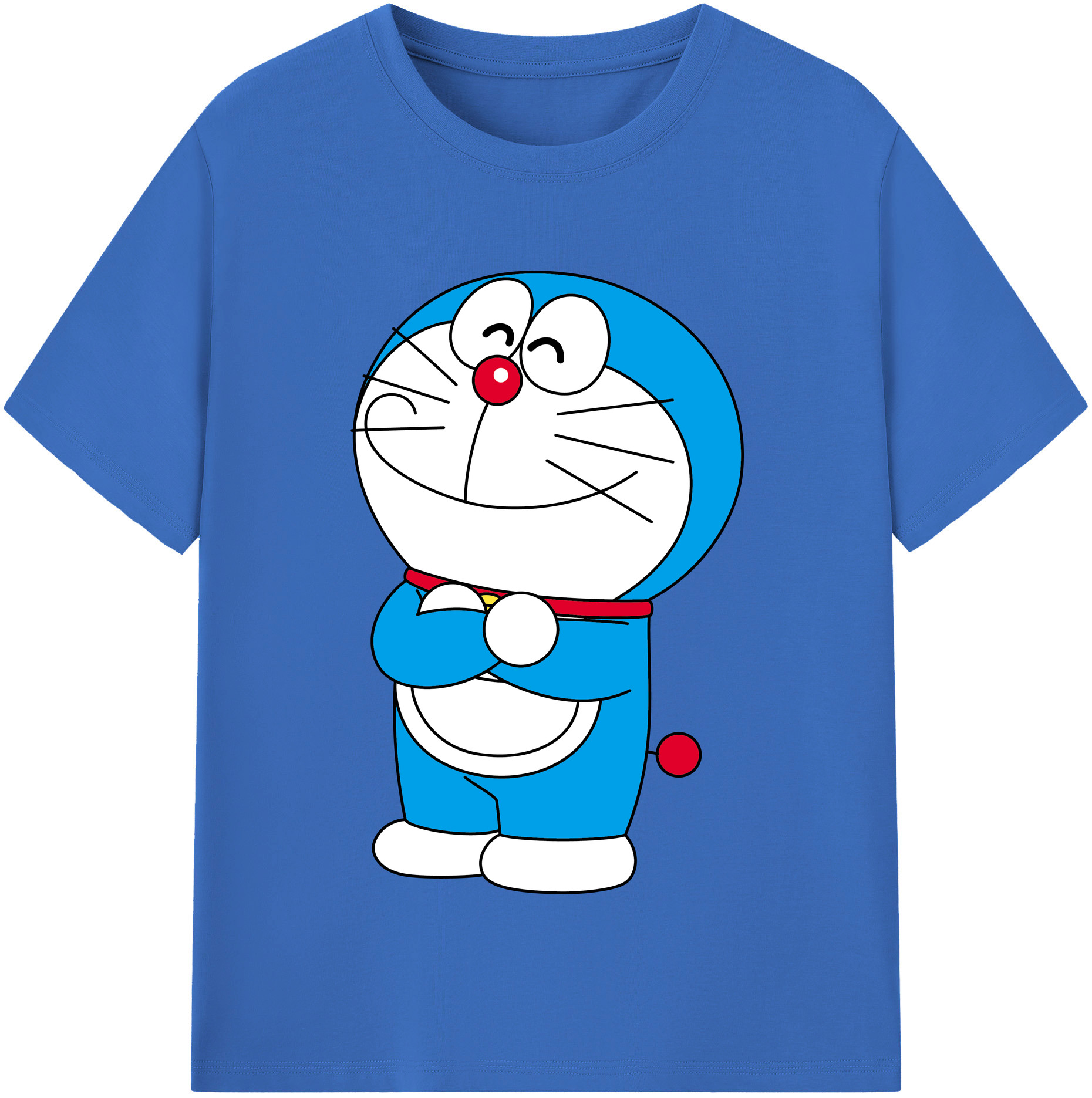 （画像用） ドラえもん Doraemon 綿100％半袖Tシャツ（フロントプリント）