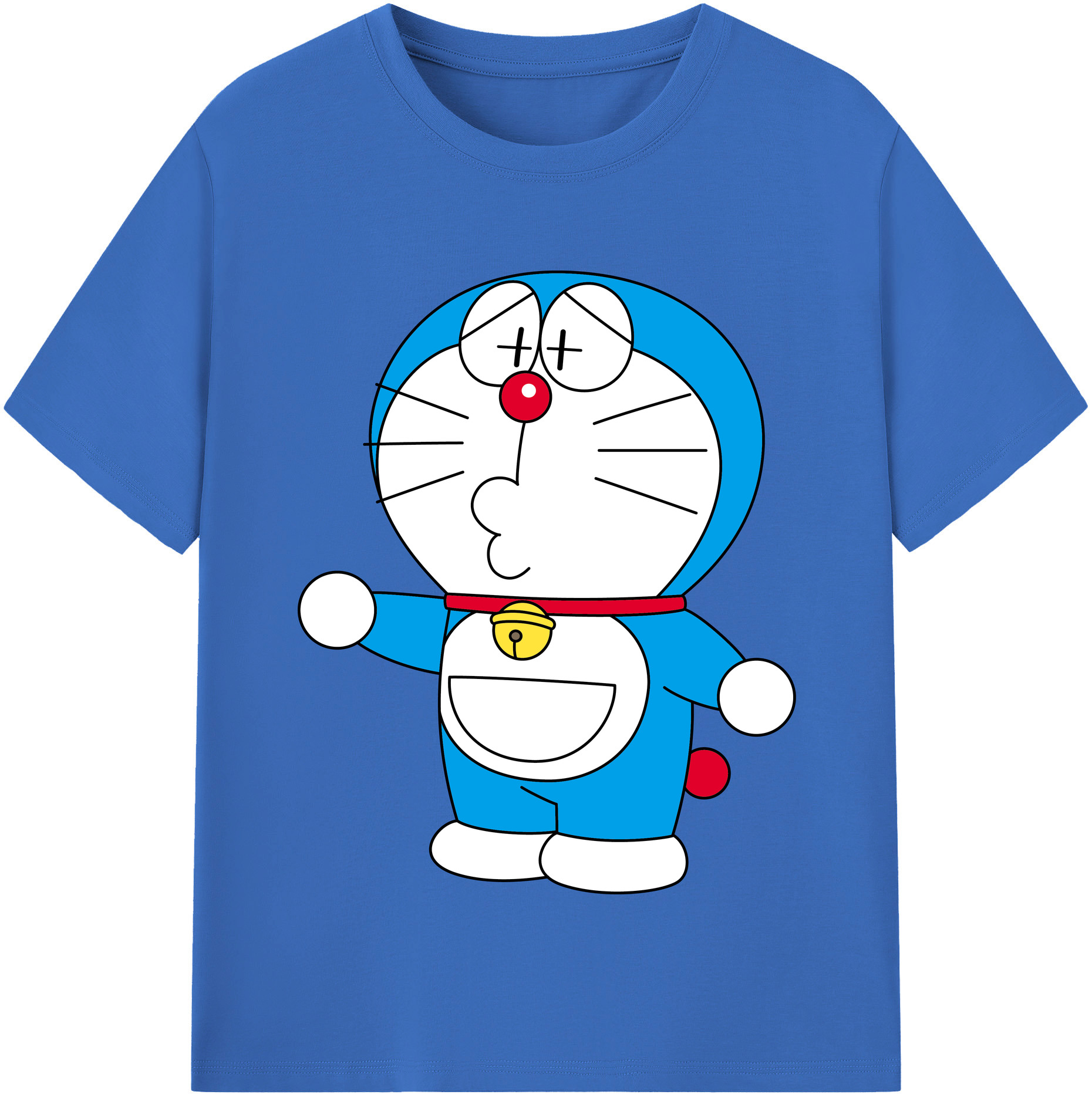 （画像用） ドラえもん Doraemon 綿100％半袖Tシャツ（フロントプリント）