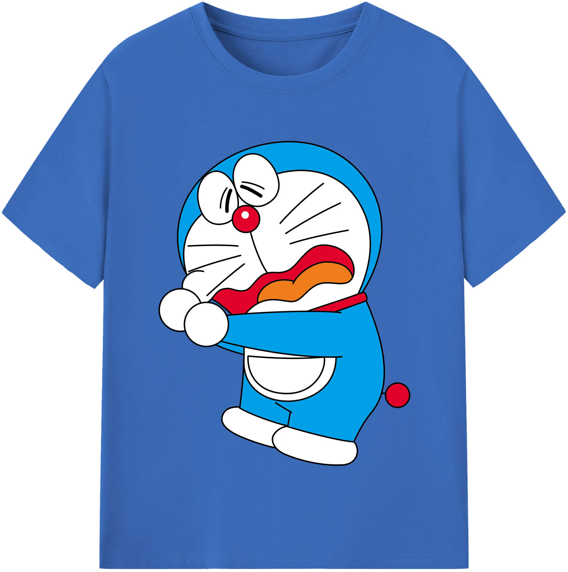 （画像用） ドラえもん Doraemon 綿100％半袖Tシャツ（フロントプリント）