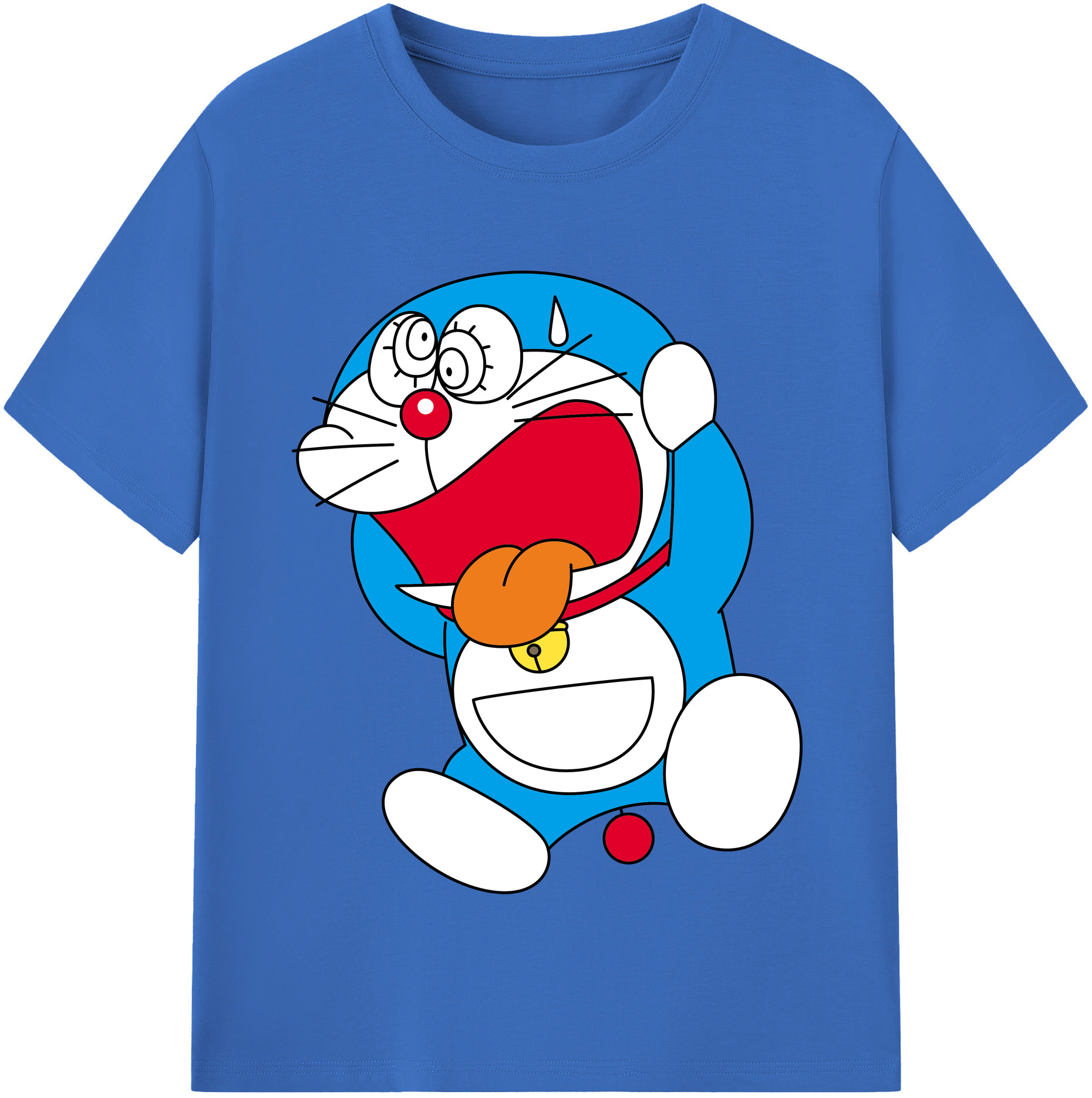 （画像用） ドラえもん Doraemon 綿100％半袖Tシャツ（フロントプリント）