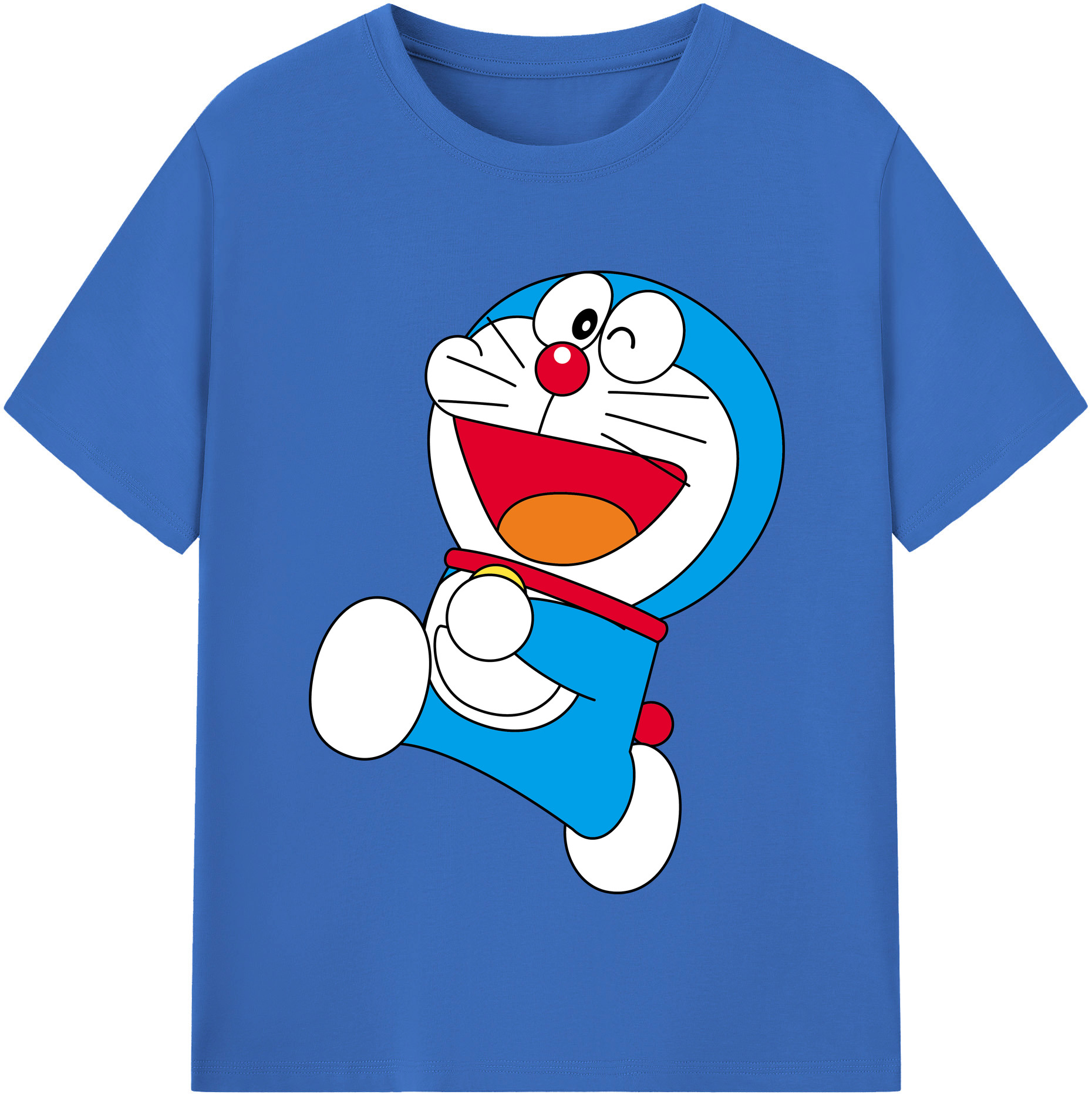 （画像用） ドラえもん Doraemon 綿100％半袖Tシャツ（フロントプリント）