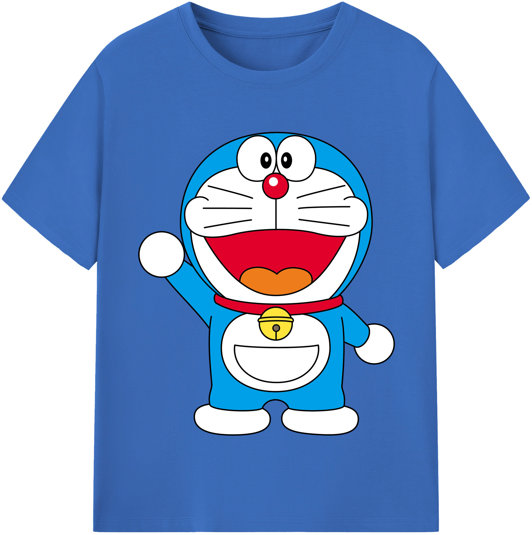 （画像用） ドラえもん Doraemon 綿100％半袖Tシャツ（フロントプリント）
