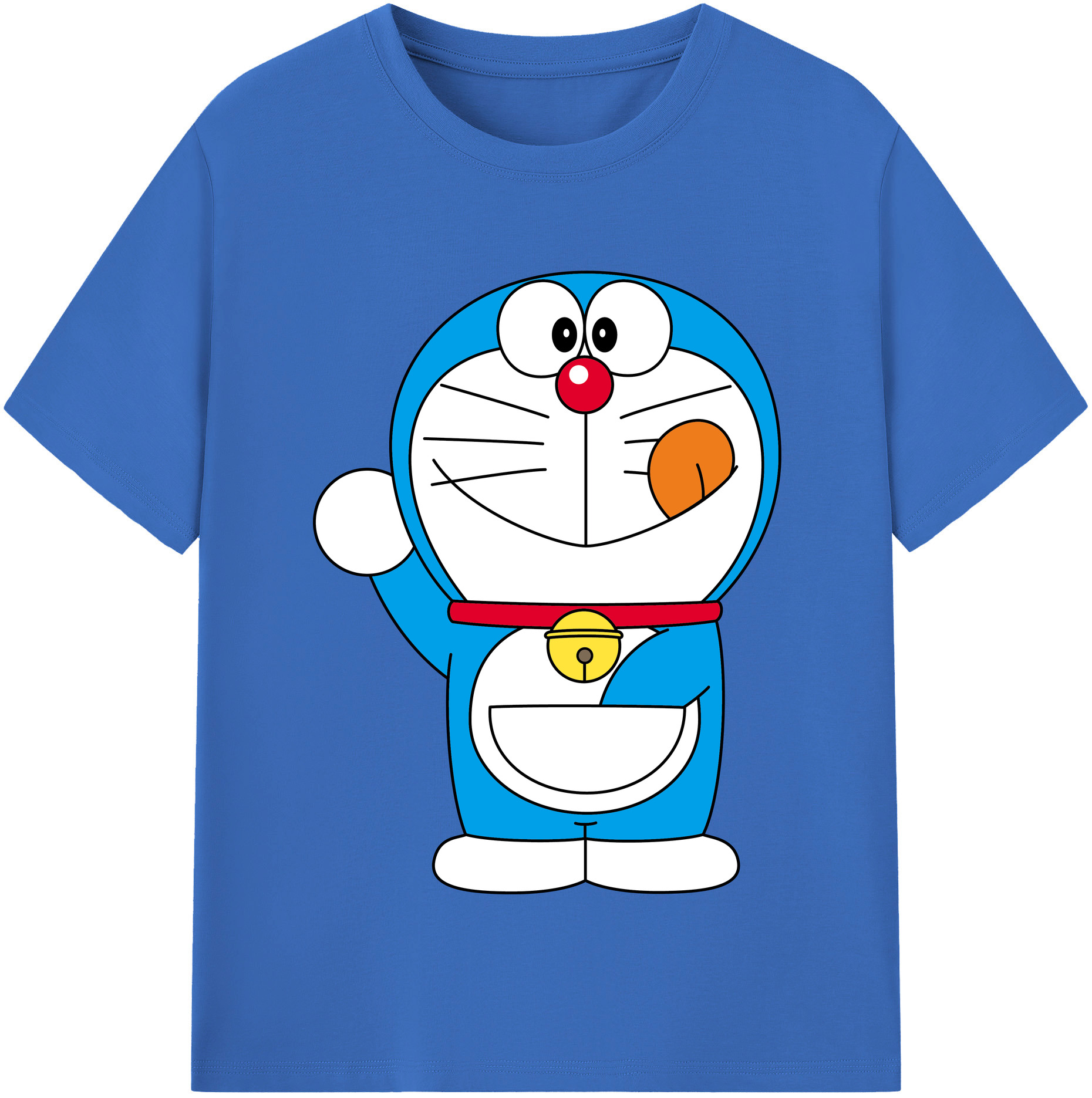 （画像用） ドラえもん Doraemon 綿100％半袖Tシャツ（フロントプリント）