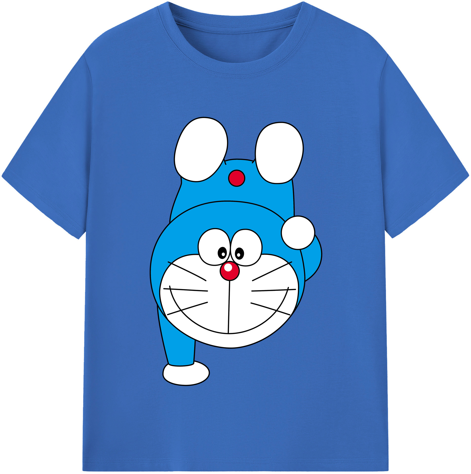 （画像用） ドラえもん Doraemon 綿100％半袖Tシャツ（フロントプリント）