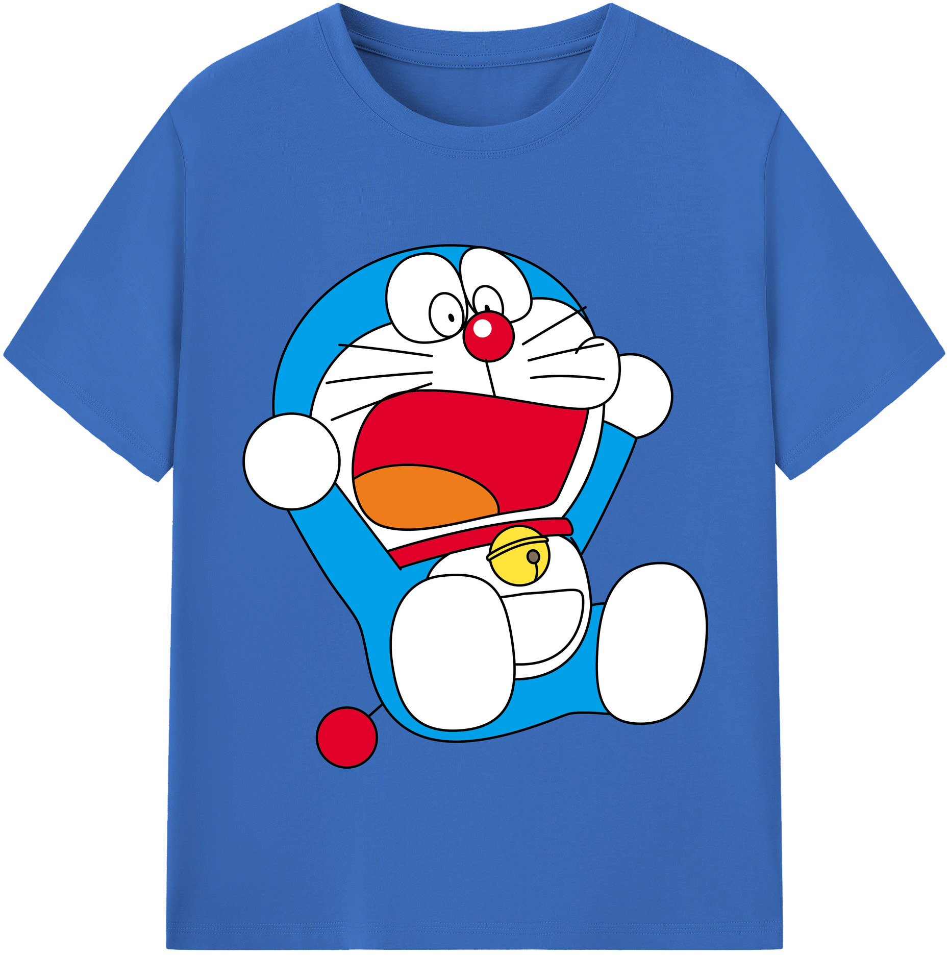 （画像用） ドラえもん Doraemon 綿100％半袖Tシャツ（フロントプリント）