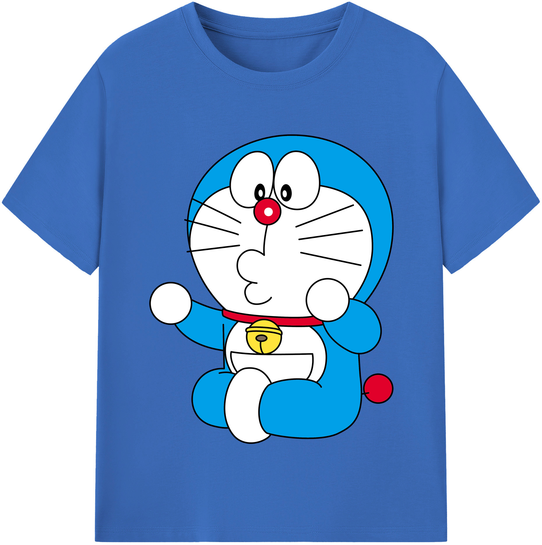 （画像用） ドラえもん Doraemon 綿100％半袖Tシャツ（フロントプリント）