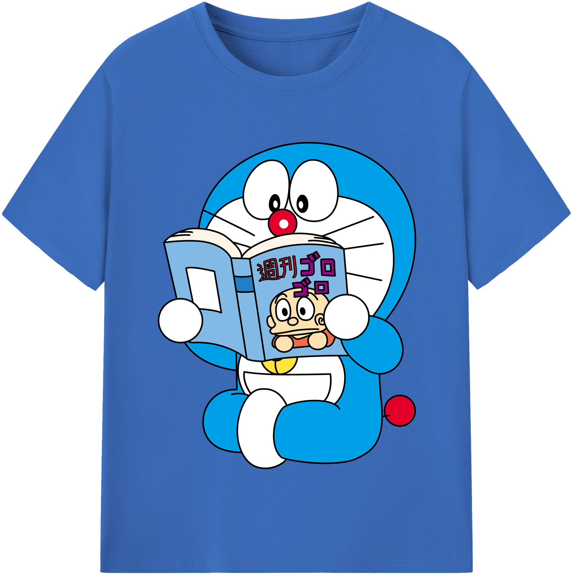 （画像用） ドラえもん Doraemon 綿100％半袖Tシャツ（フロントプリント）