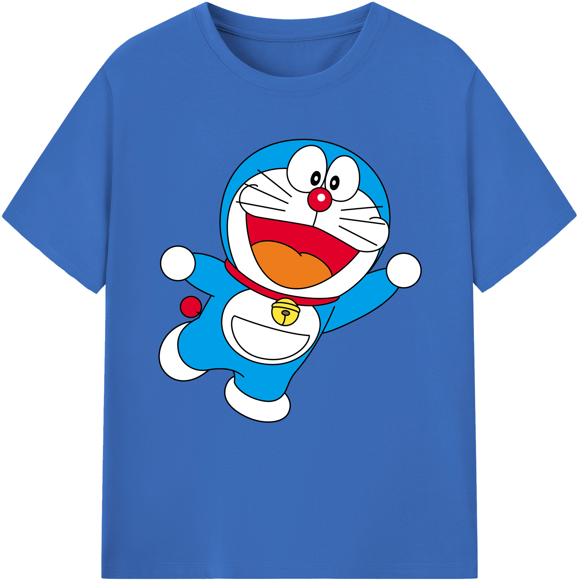 （画像用） ドラえもん Doraemon 綿100％半袖Tシャツ（フロントプリント）
