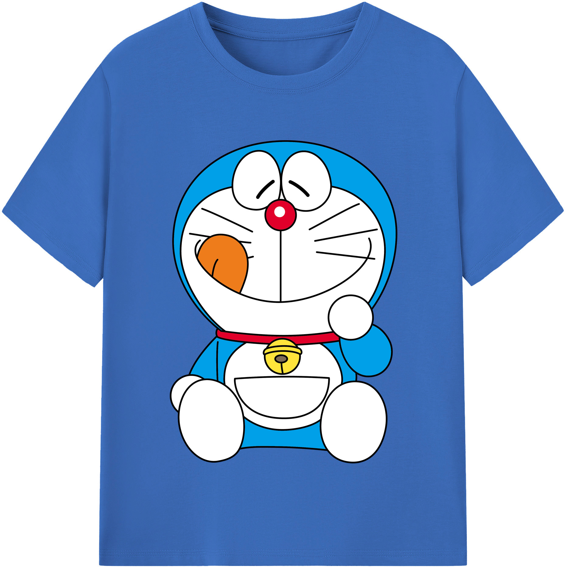 （画像用） ドラえもん Doraemon 綿100％半袖Tシャツ（フロントプリント）