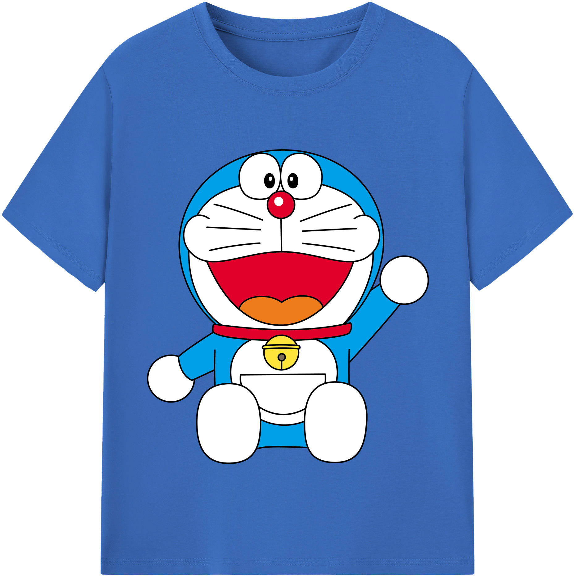 （画像用） ドラえもん Doraemon 綿100％半袖Tシャツ（フロントプリント）