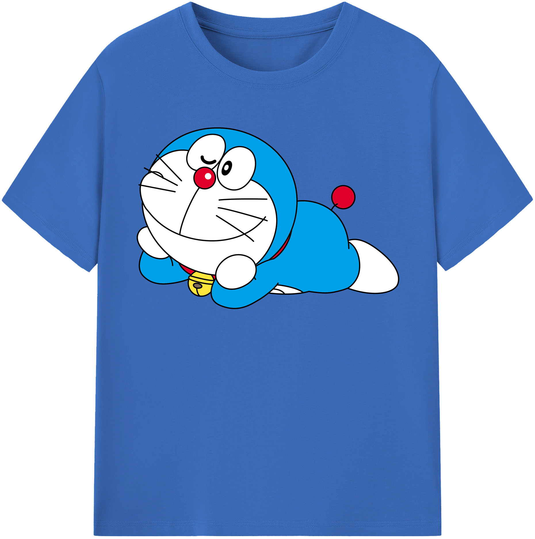 （画像用） ドラえもん Doraemon 綿100％半袖Tシャツ（フロントプリント）