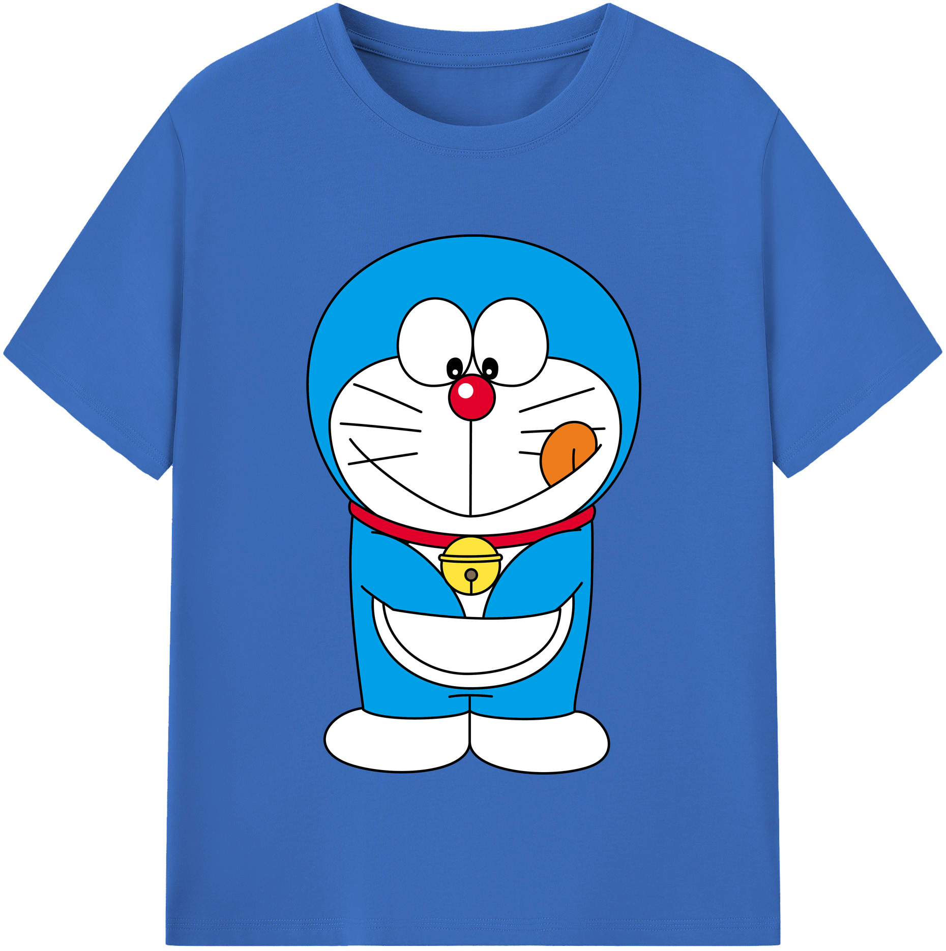 （画像用） ドラえもん Doraemon 綿100％半袖Tシャツ（フロントプリント）