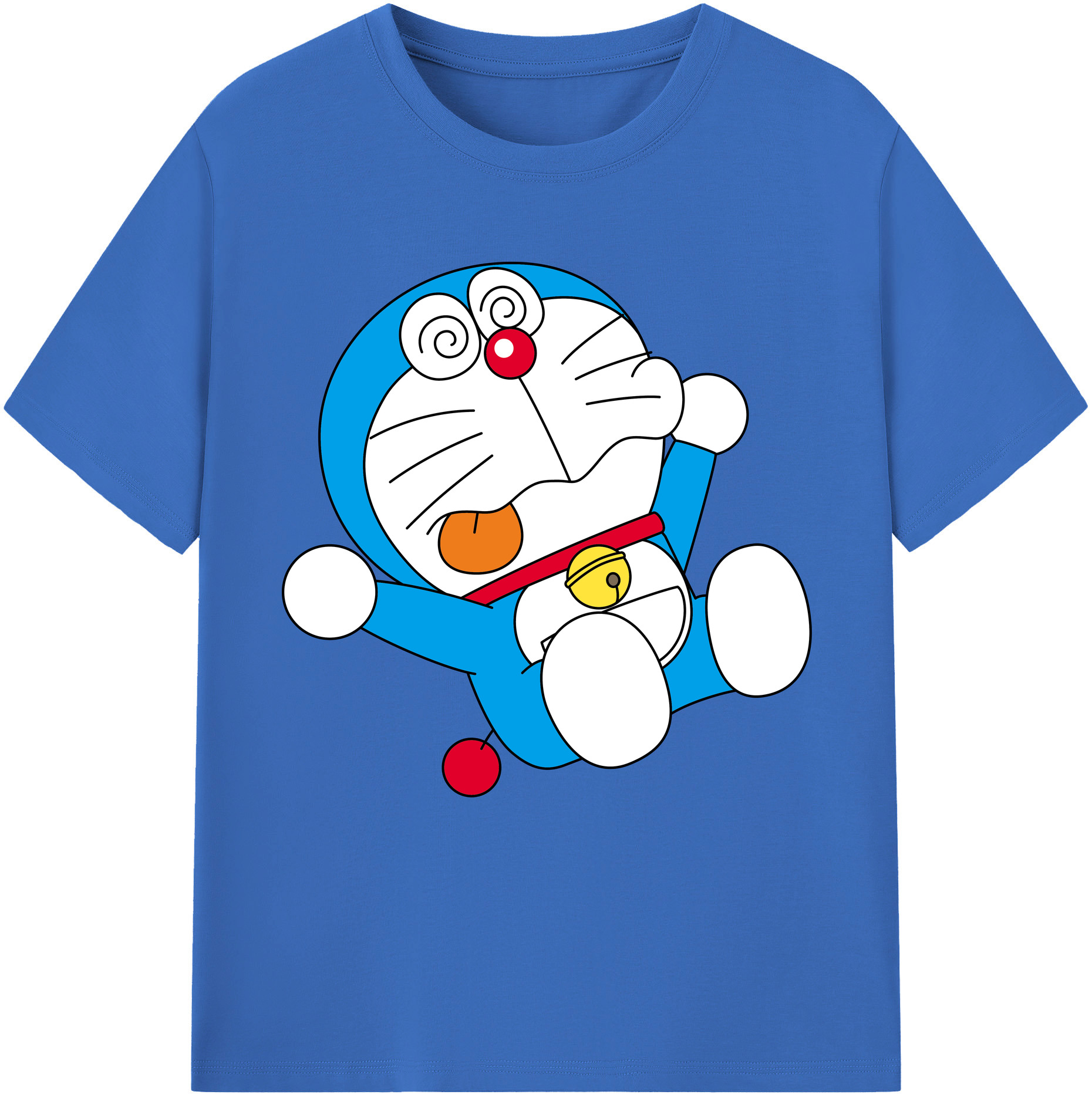 （画像用） ドラえもん Doraemon 綿100％半袖Tシャツ（フロントプリント）