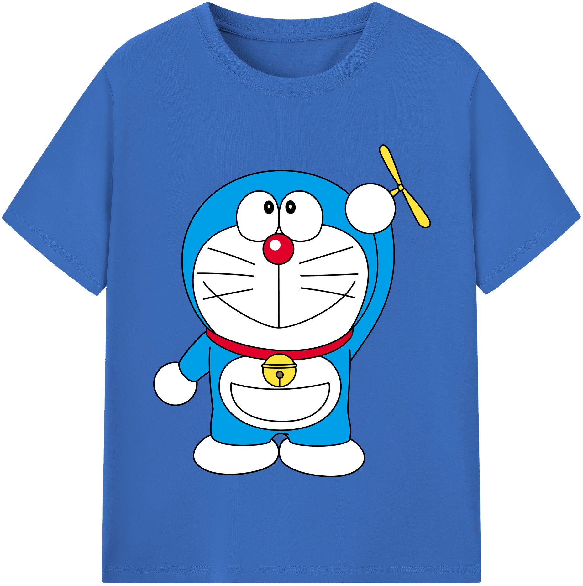 （画像用） ドラえもん Doraemon 綿100％半袖Tシャツ（フロントプリント）