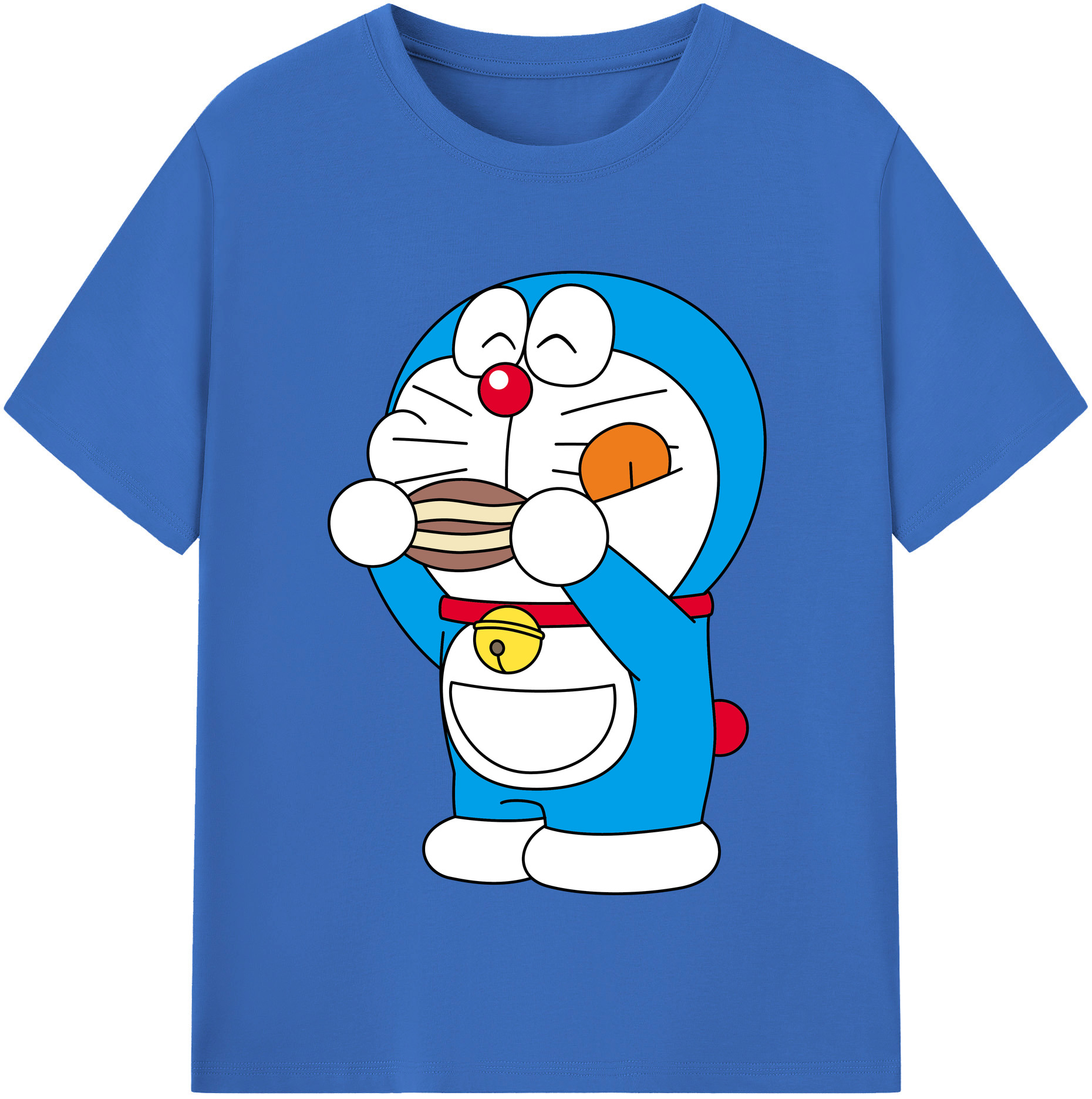 （画像用） ドラえもん Doraemon 綿100％半袖Tシャツ（フロントプリント）