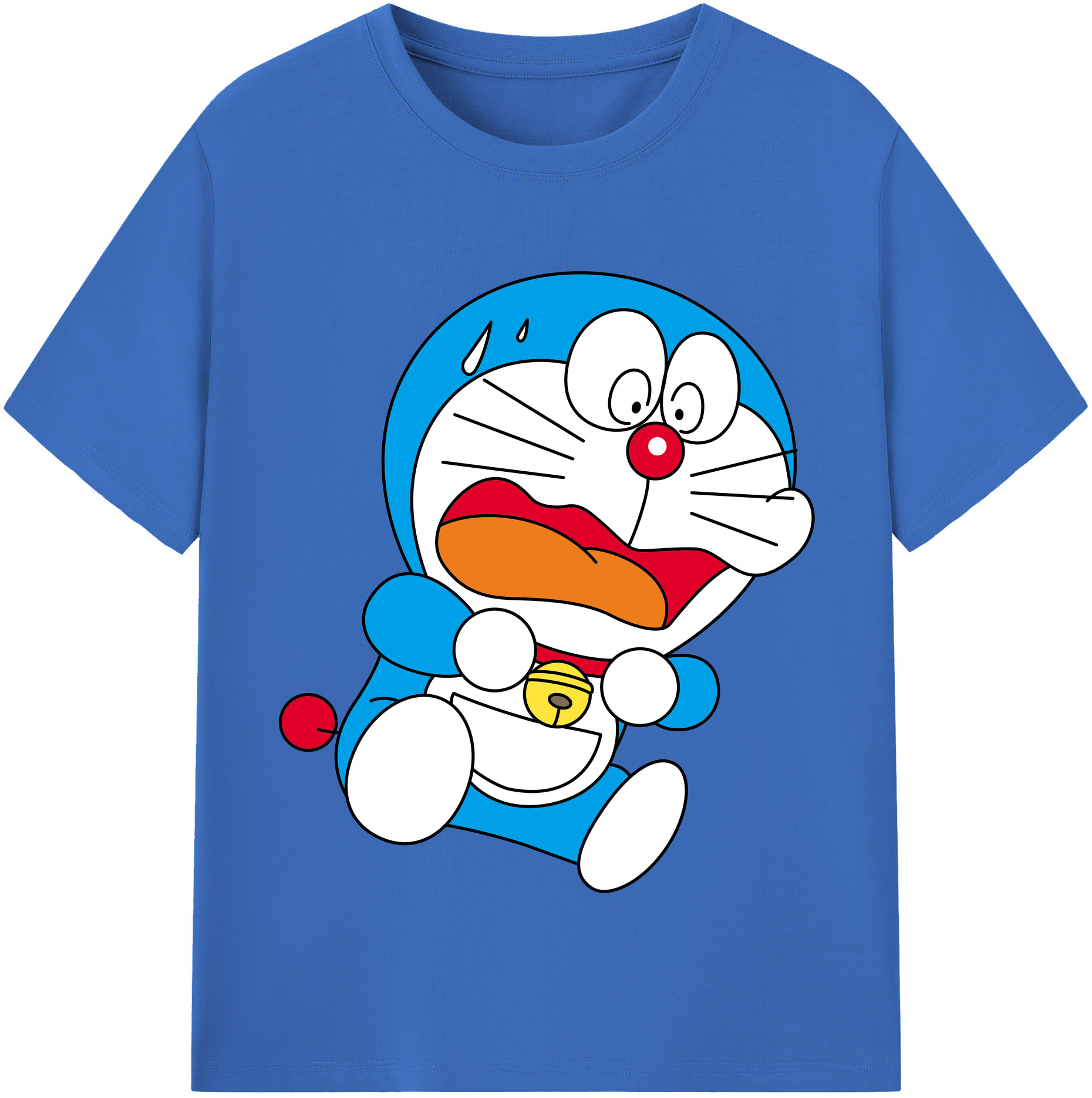 （画像用） ドラえもん Doraemon 綿100％半袖Tシャツ（フロントプリント）
