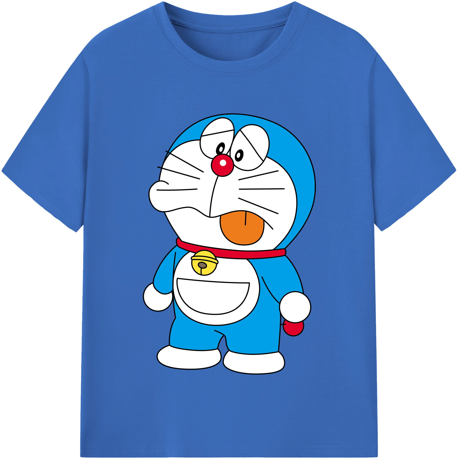 （画像用） ドラえもん Doraemon 綿100％半袖Tシャツ（フロントプリント）