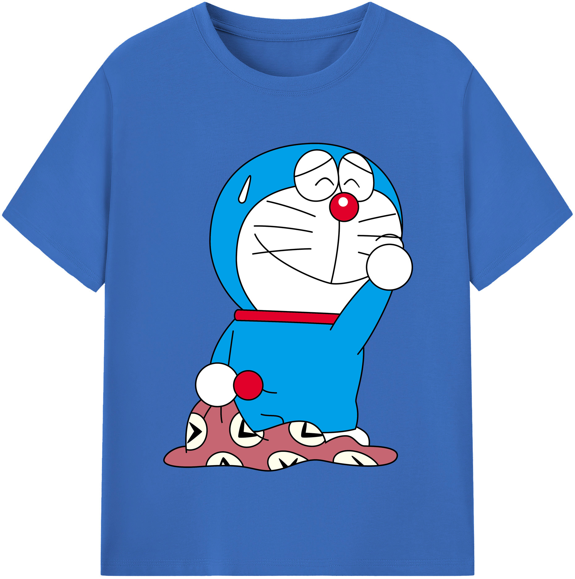 （画像用） ドラえもん Doraemon 綿100％半袖Tシャツ（フロントプリント）