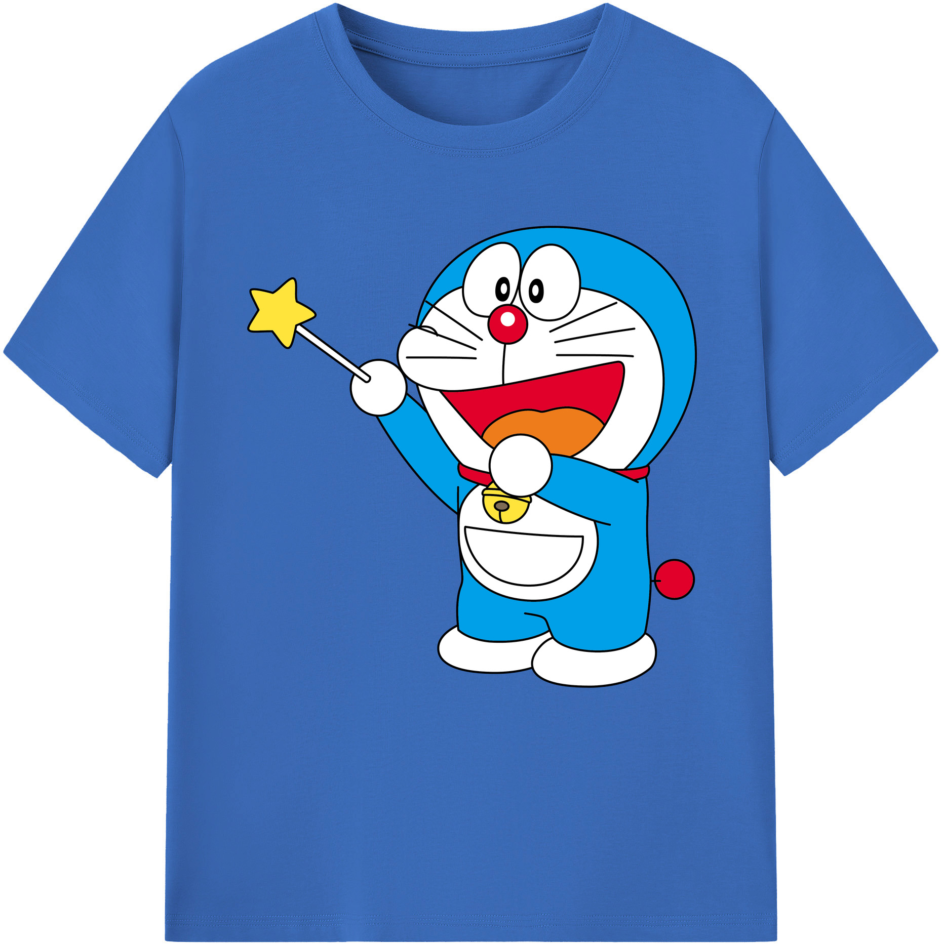 （画像用） ドラえもん Doraemon 綿100％半袖Tシャツ（フロントプリント）