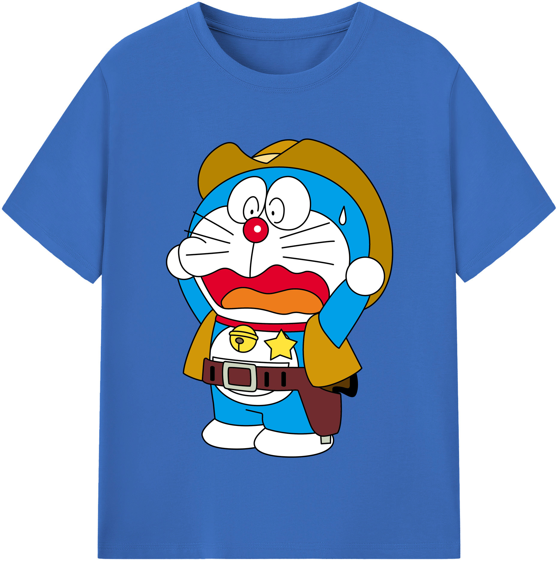 （画像用） ドラえもん Doraemon 綿100％半袖Tシャツ（フロントプリント）