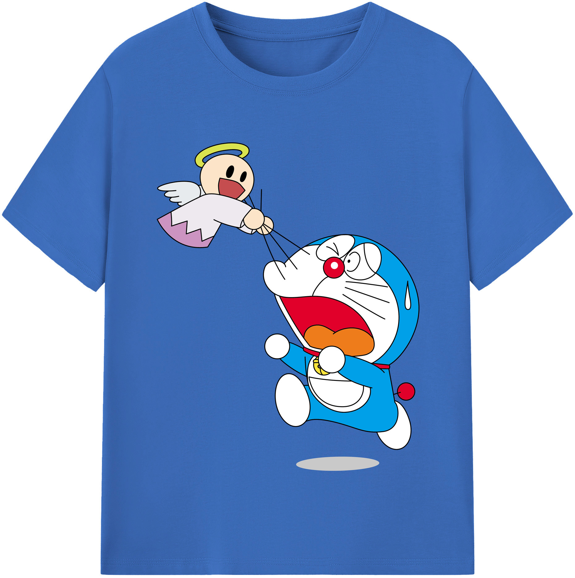 （画像用） ドラえもん Doraemon 綿100％半袖Tシャツ（フロントプリント）