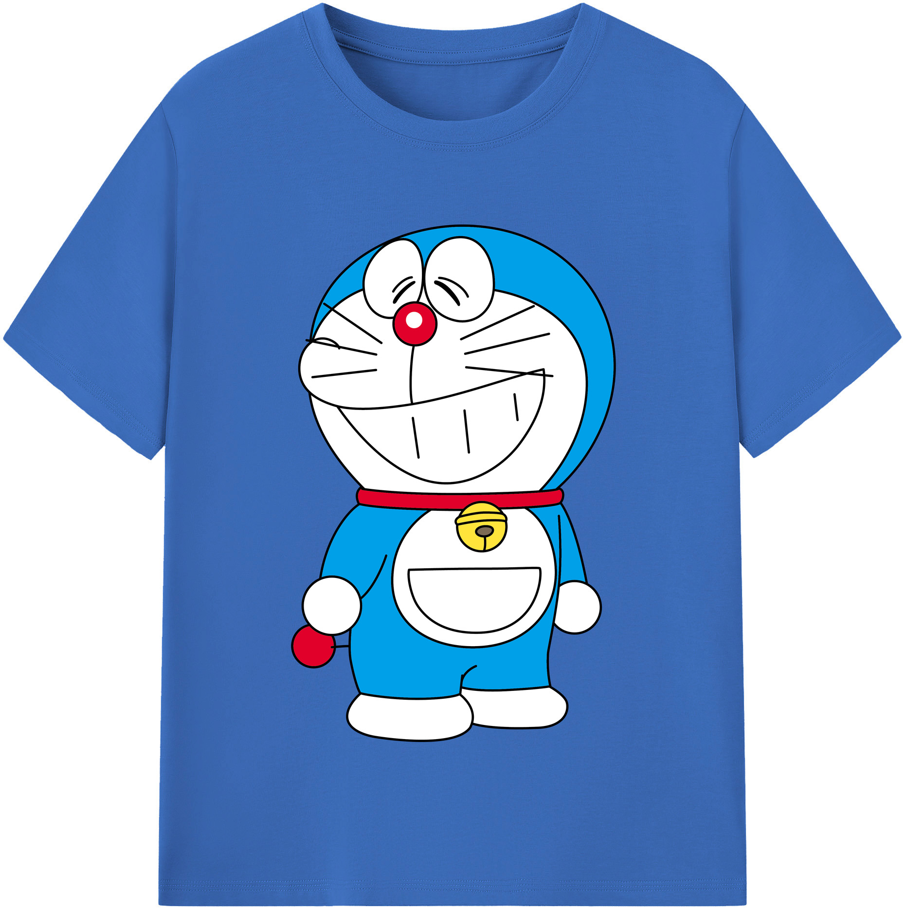 （画像用） ドラえもん Doraemon 綿100％半袖Tシャツ（フロントプリント）