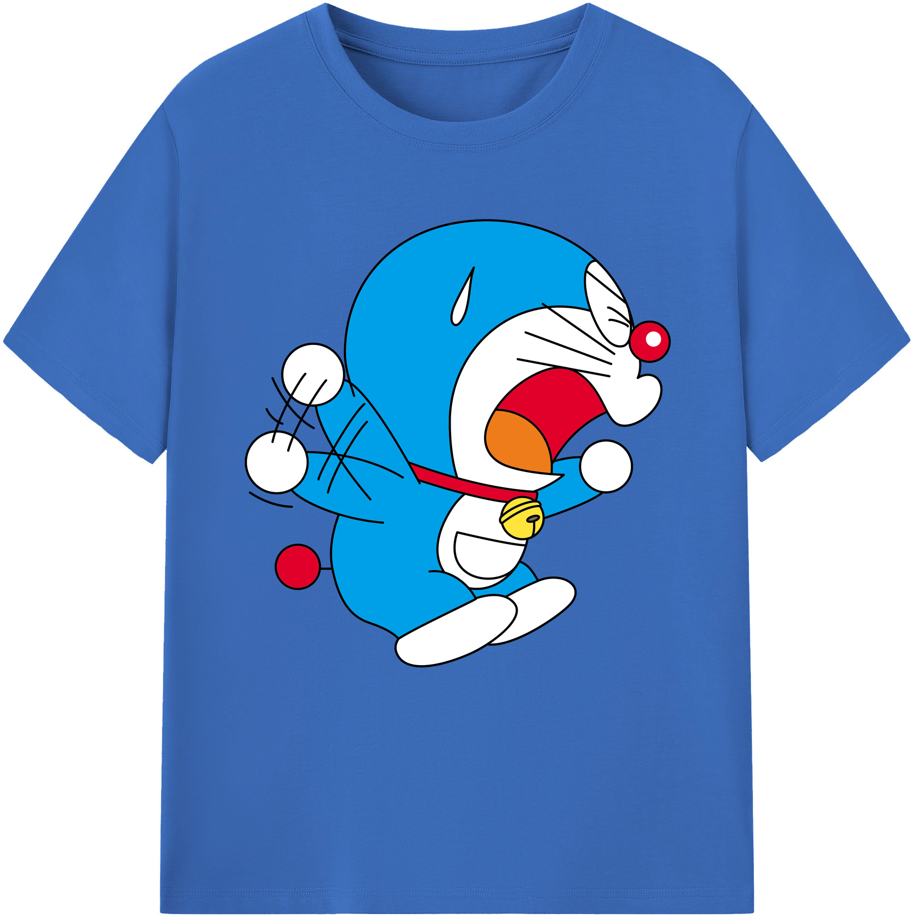 （画像用） ドラえもん Doraemon 綿100％半袖Tシャツ（フロントプリント）