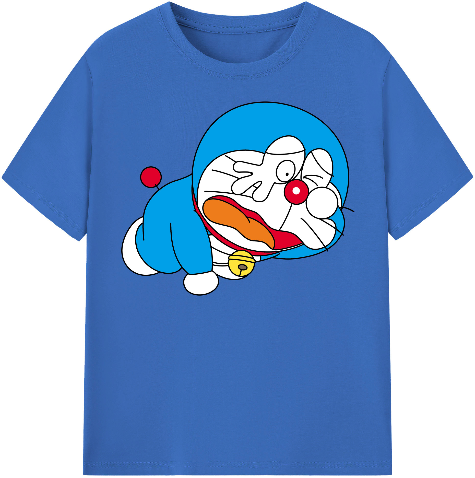 （画像用） ドラえもん Doraemon 綿100％半袖Tシャツ（フロントプリント）