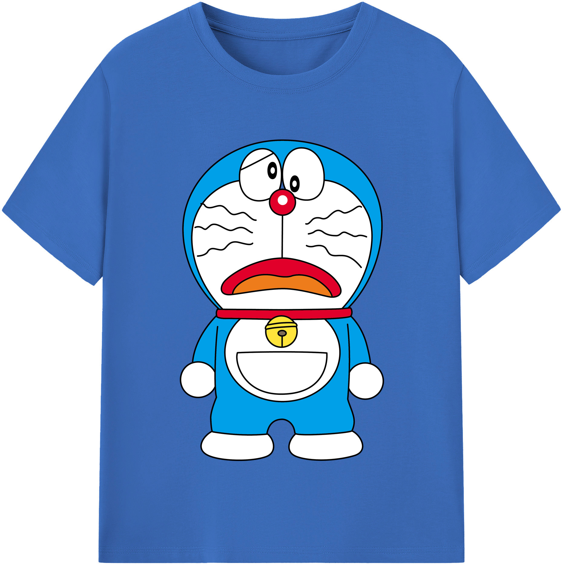 （画像用） ドラえもん Doraemon 綿100％半袖Tシャツ（フロントプリント）
