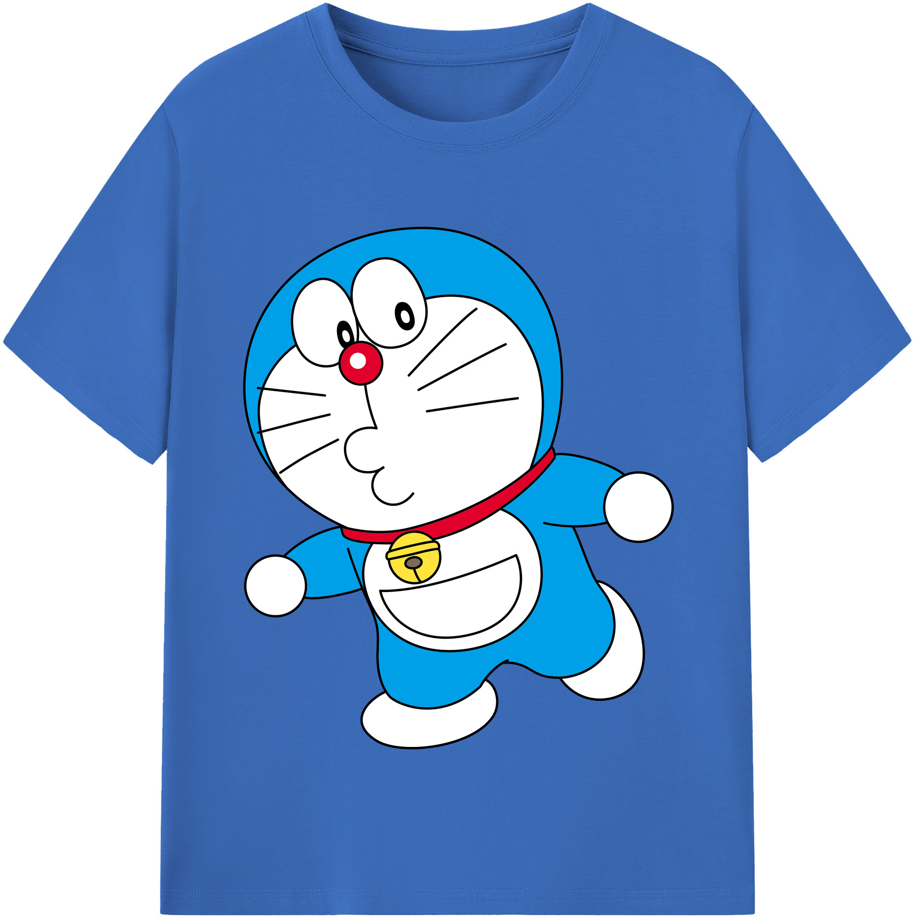 （画像用） ドラえもん Doraemon 綿100％半袖Tシャツ（フロントプリント）
