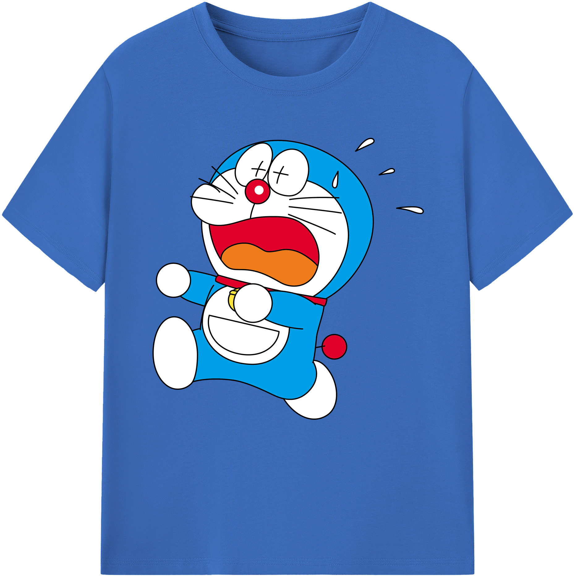 （画像用） ドラえもん Doraemon 綿100％半袖Tシャツ（フロントプリント）