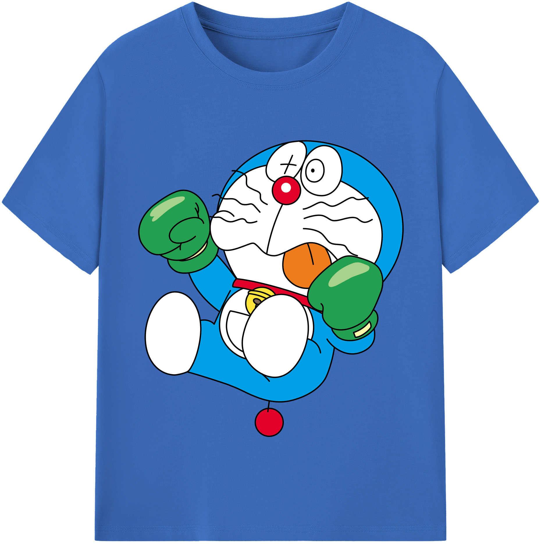 （画像用） ドラえもん Doraemon 綿100％半袖Tシャツ（フロントプリント）