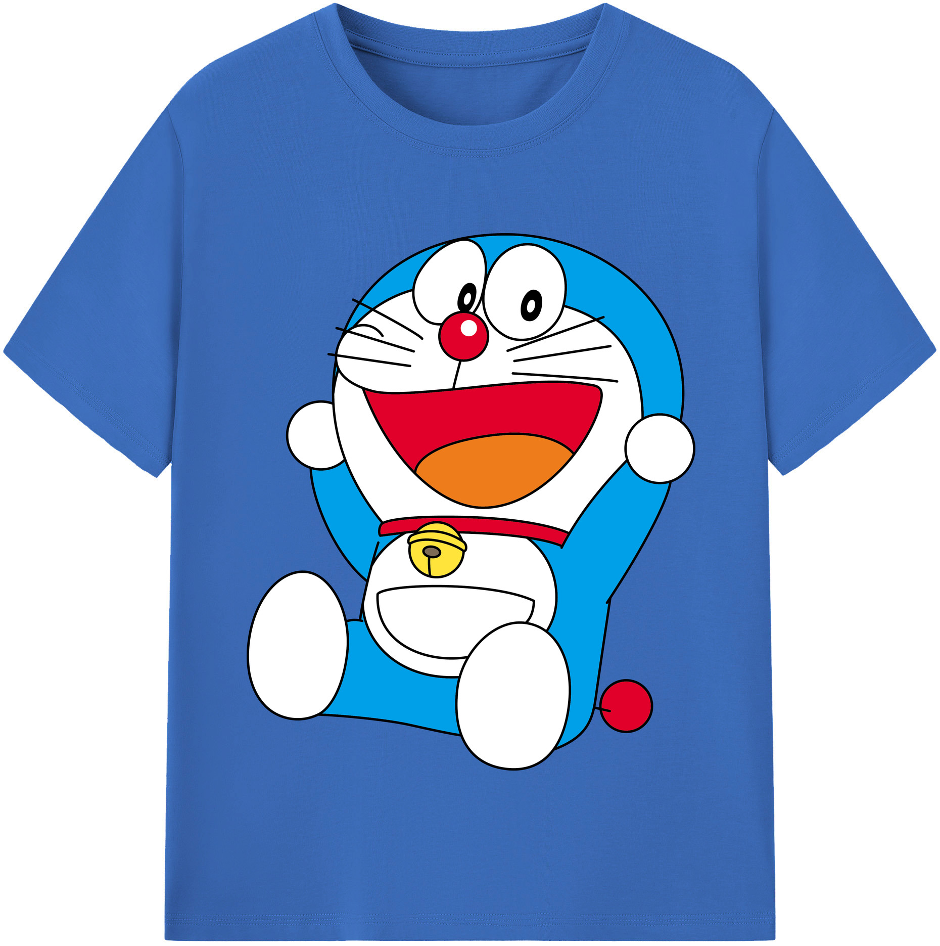 （画像用） ドラえもん Doraemon 綿100％半袖Tシャツ（フロントプリント）