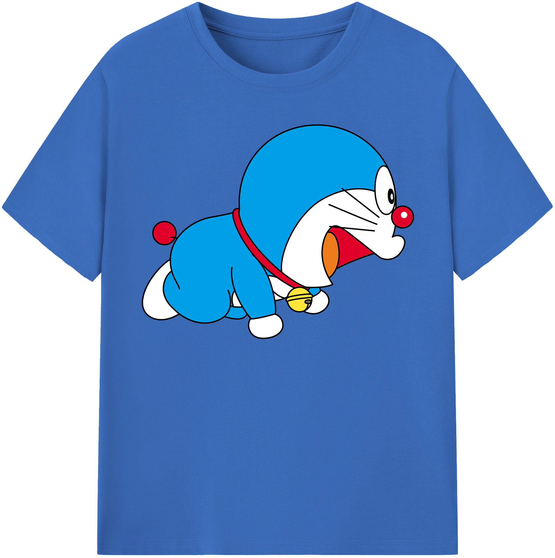 （画像用） ドラえもん Doraemon 綿100％半袖Tシャツ（フロントプリント）