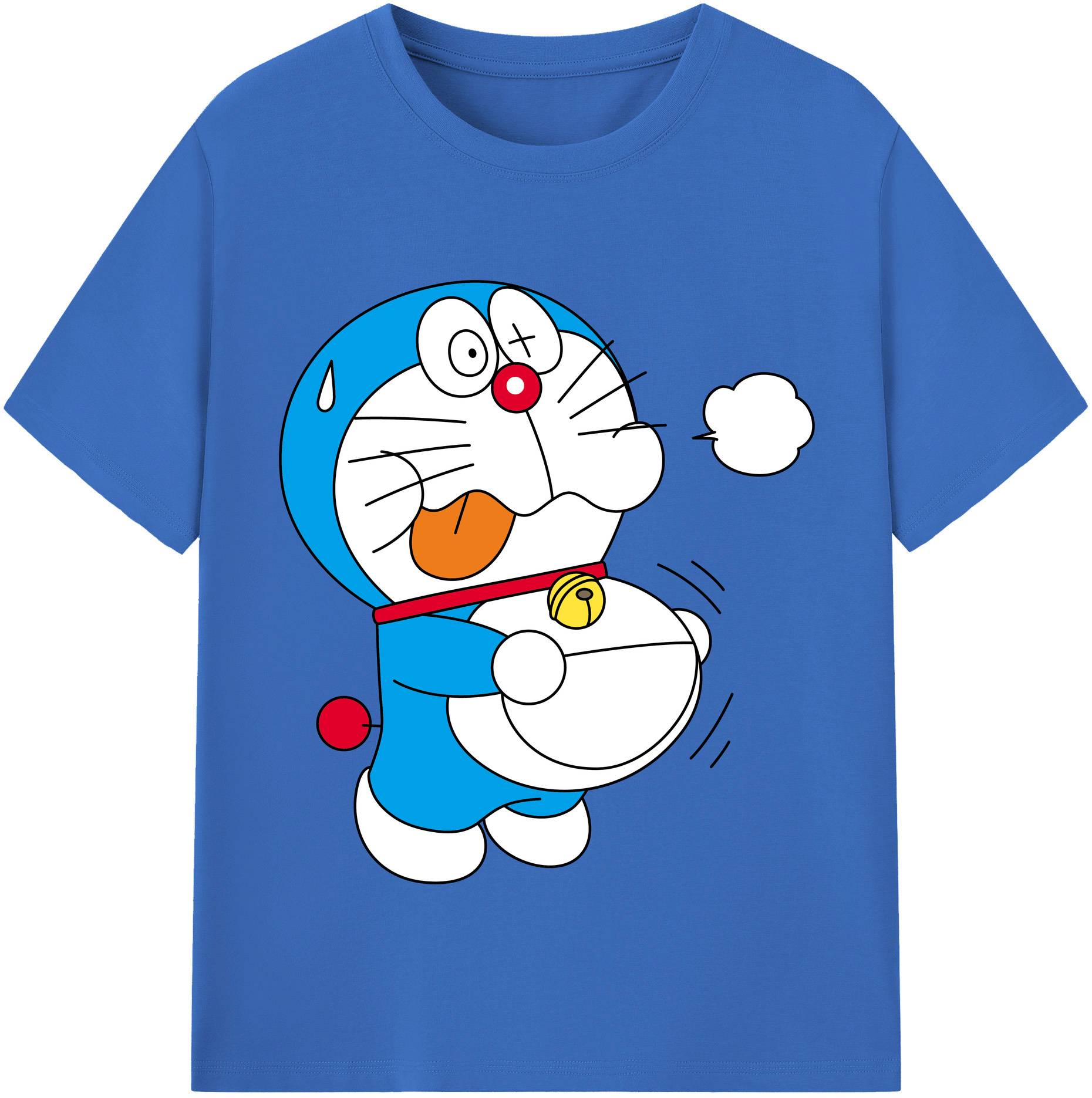 （画像用） ドラえもん Doraemon 綿100％半袖Tシャツ（フロントプリント）