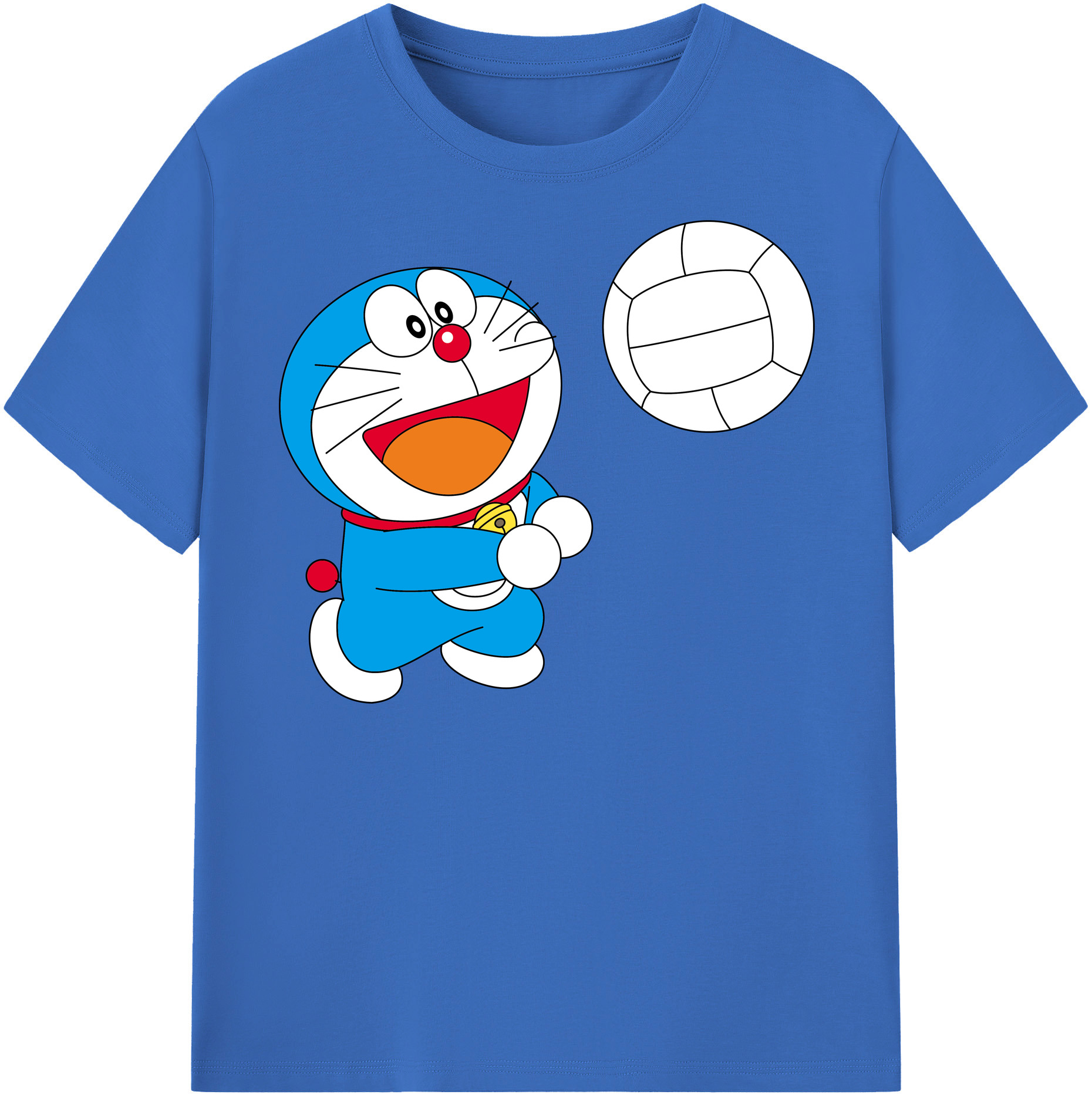 （画像用） ドラえもん Doraemon 綿100％半袖Tシャツ（フロントプリント）
