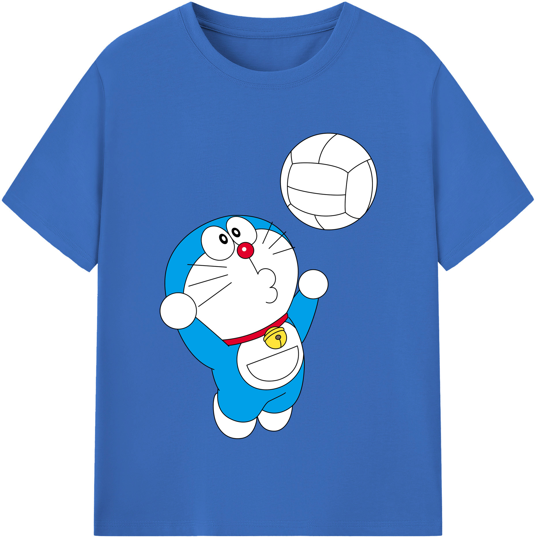 （画像用） ドラえもん Doraemon 綿100％半袖Tシャツ（フロントプリント）