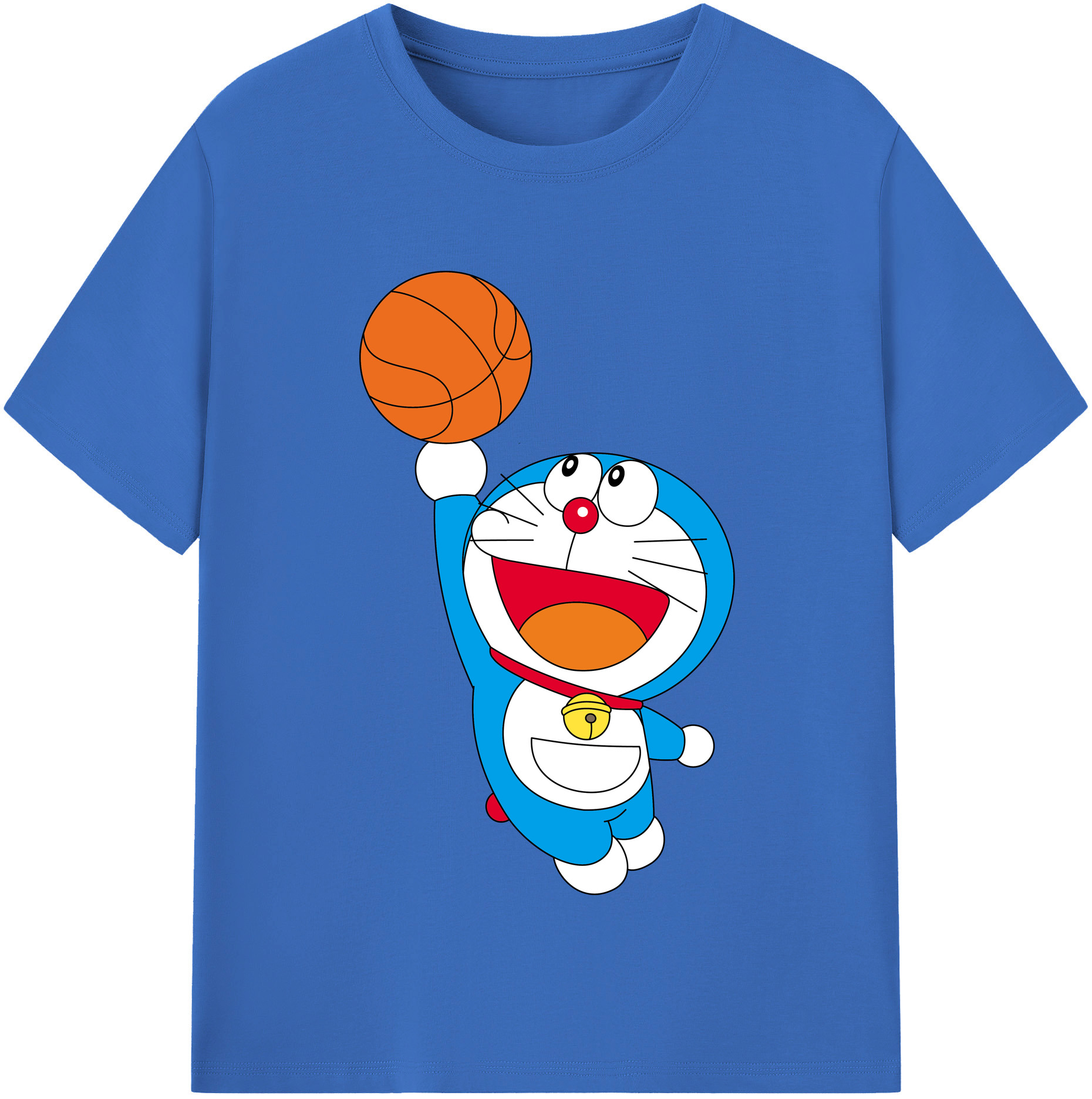 （画像用） ドラえもん Doraemon 綿100％半袖Tシャツ（フロントプリント）