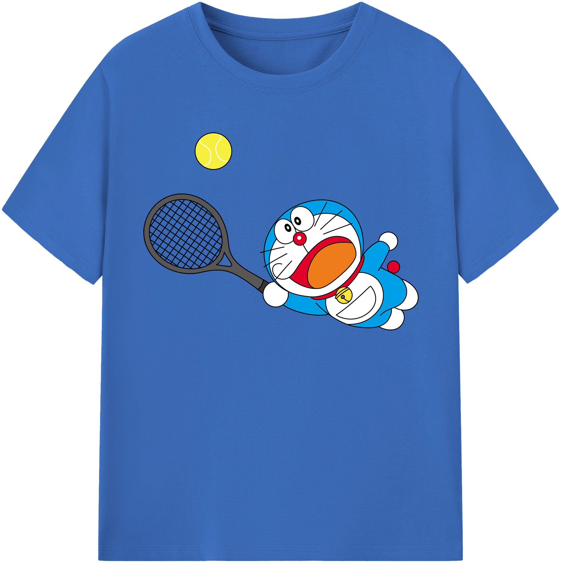 （画像用） ドラえもん Doraemon 綿100％半袖Tシャツ（フロントプリント）