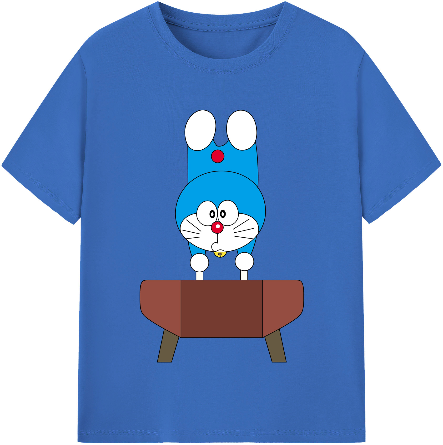 （画像用） ドラえもん Doraemon 綿100％半袖Tシャツ（フロントプリント）