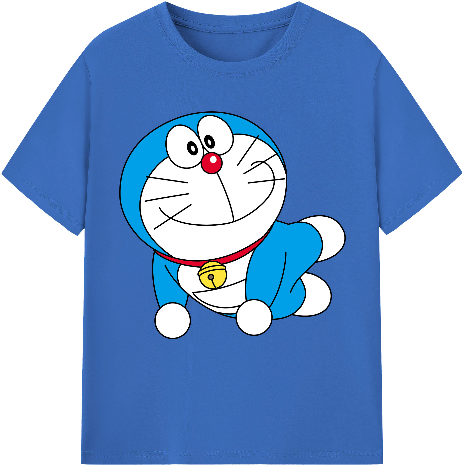 （画像用） ドラえもん Doraemon 綿100％半袖Tシャツ（フロントプリント）