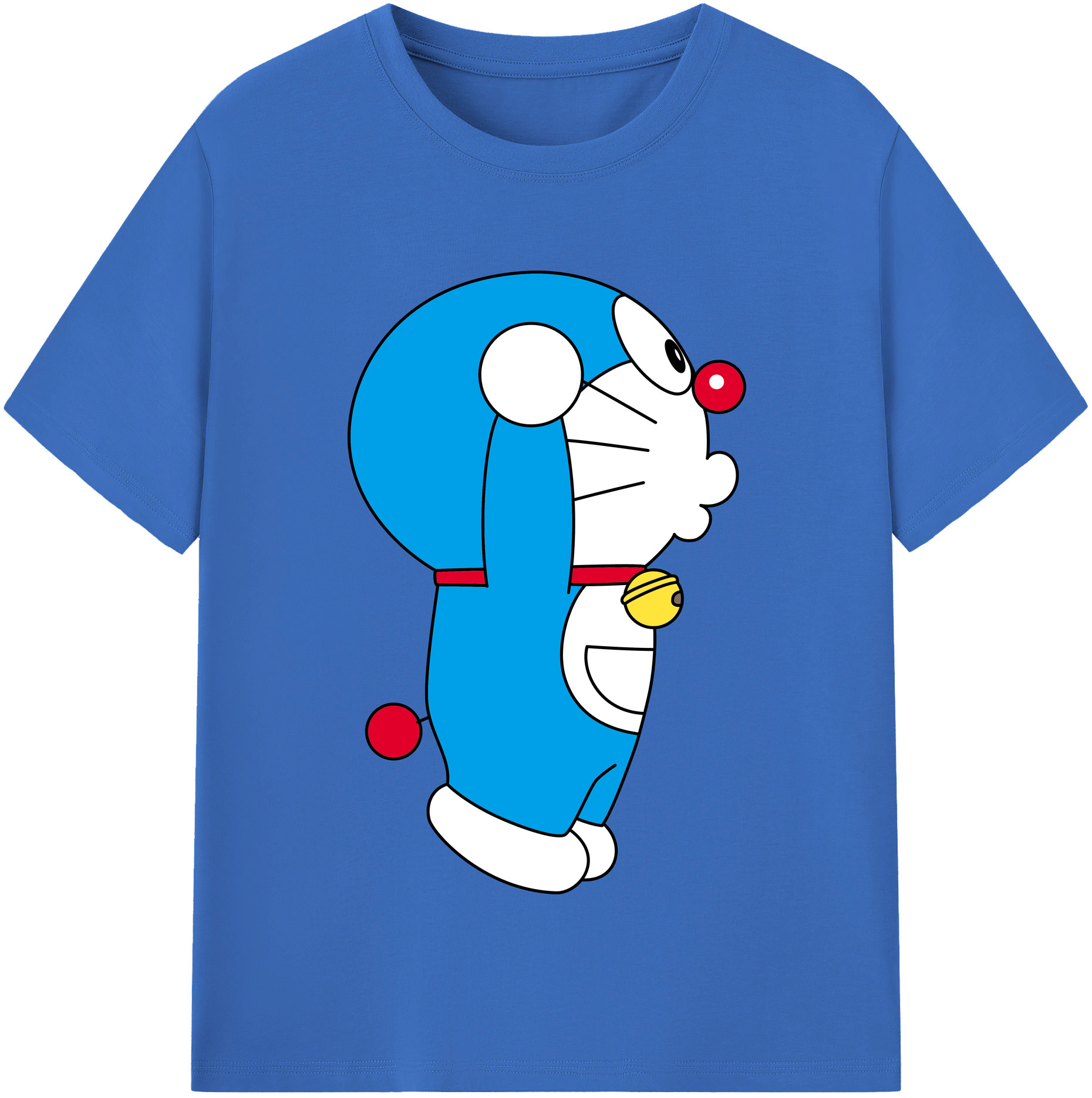 （画像用） ドラえもん Doraemon 綿100％半袖Tシャツ（フロントプリント）